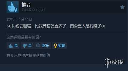 《小猫咪大城市》Steam”好评如潮”！好评率高达95%