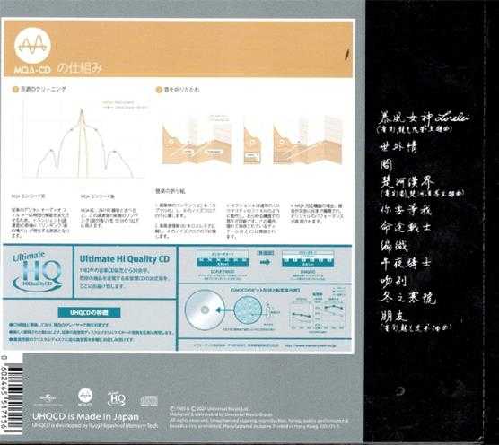 谭咏麟.1985-暴风女神Lorelei（2024环球MQA-UHQCD限量版）【环球】【WAV+CUE】