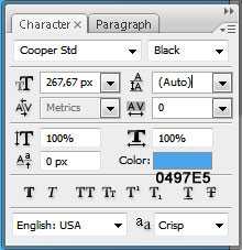 Photoshop 打造溶液字母文字特效