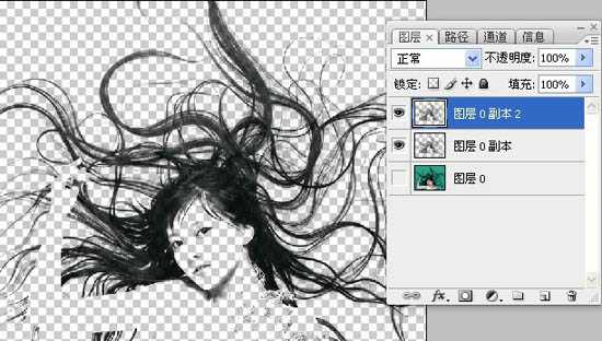 photoshop利用抽出滤镜抠出背景单色发丝较多的人物图片