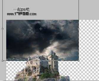 photoshop合成制作出悬崖上的城堡教程