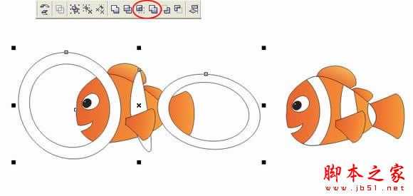 Coreldraw绘制海底总动员之小鱼Nemo