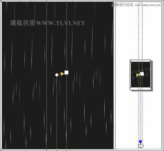 CorelDRAW方形网点纸制作实例之雨中美女手拿玫瑰