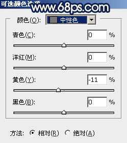 Photoshop调制出秋季暖色霞光荒原人物图片