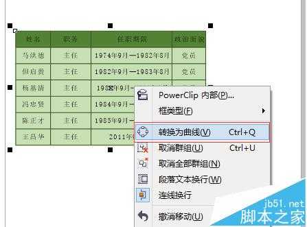 Coreldraw怎么导入EXCEL表格并转曲?