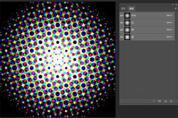 photoshop滤镜制作幻彩波尔卡圆点实例教程