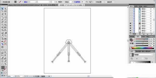 ai怎么绘制2.5d立体效果的天文望远镜?