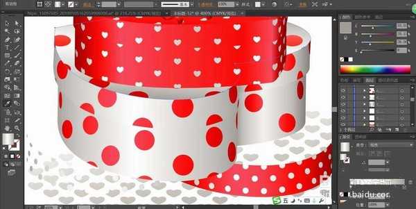 ai怎么绘制心形礼盒? ai设计漂亮礼品盒的教程