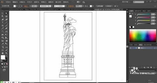 ai怎么绘制自由女神像? ai自由女神像的画法